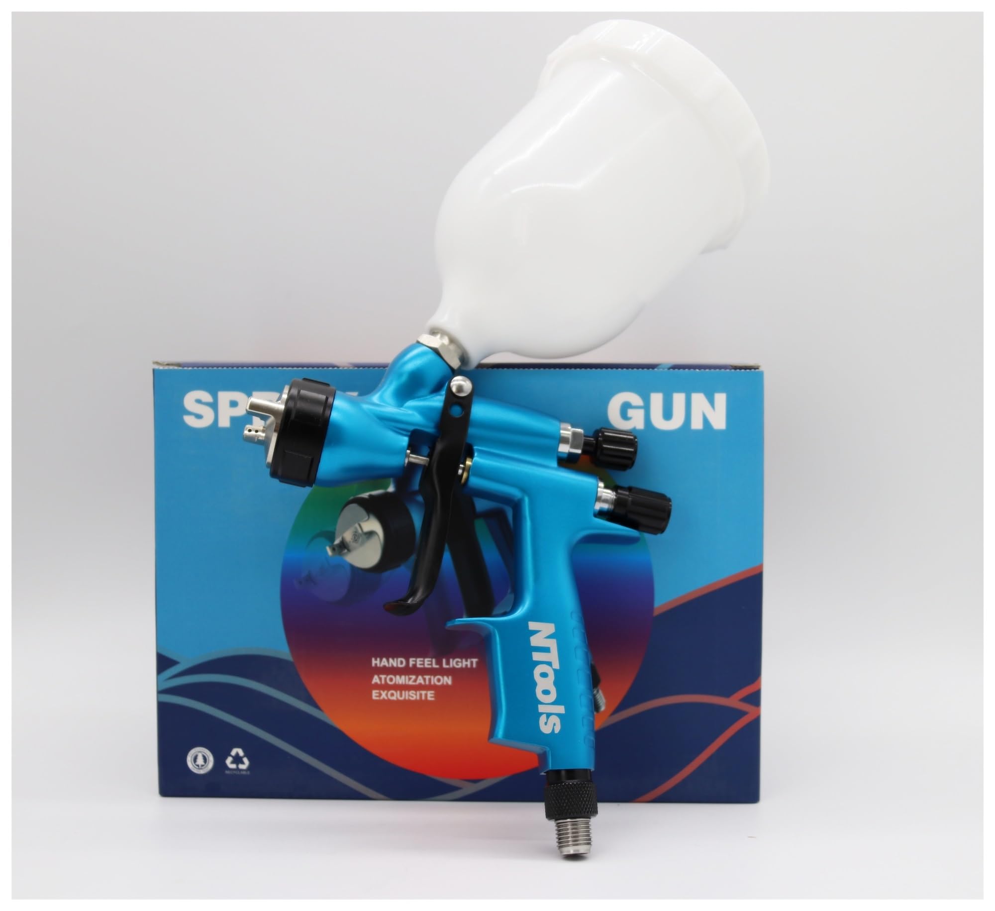 Pistolet de pulvérisation pour carrosserie auto afin de réparer les rayures de peinture 600CC