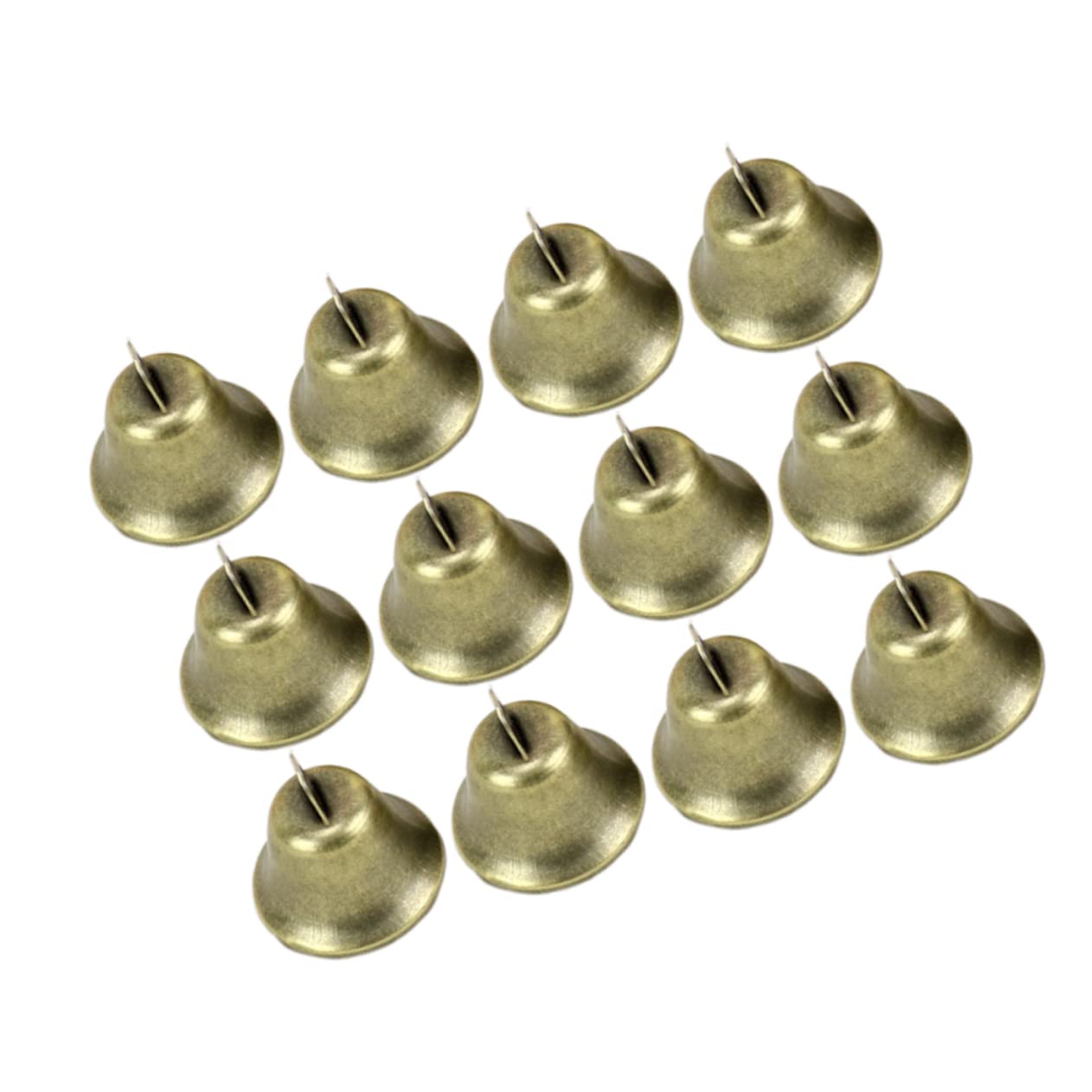 HOODANCOS 38mm DIY Bells Wind Chime Metal Retro Horn Bell Ornaments 20pcs Party Accessories for Christmas Decor