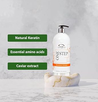 ONESTEP HAIR TREATMENT SOLUTION (500ml/16.9floz) - A Potent Formulation Containing Carefully Selected Fruit, Seed and Root Extracts and Oils Known for Healing Properties.