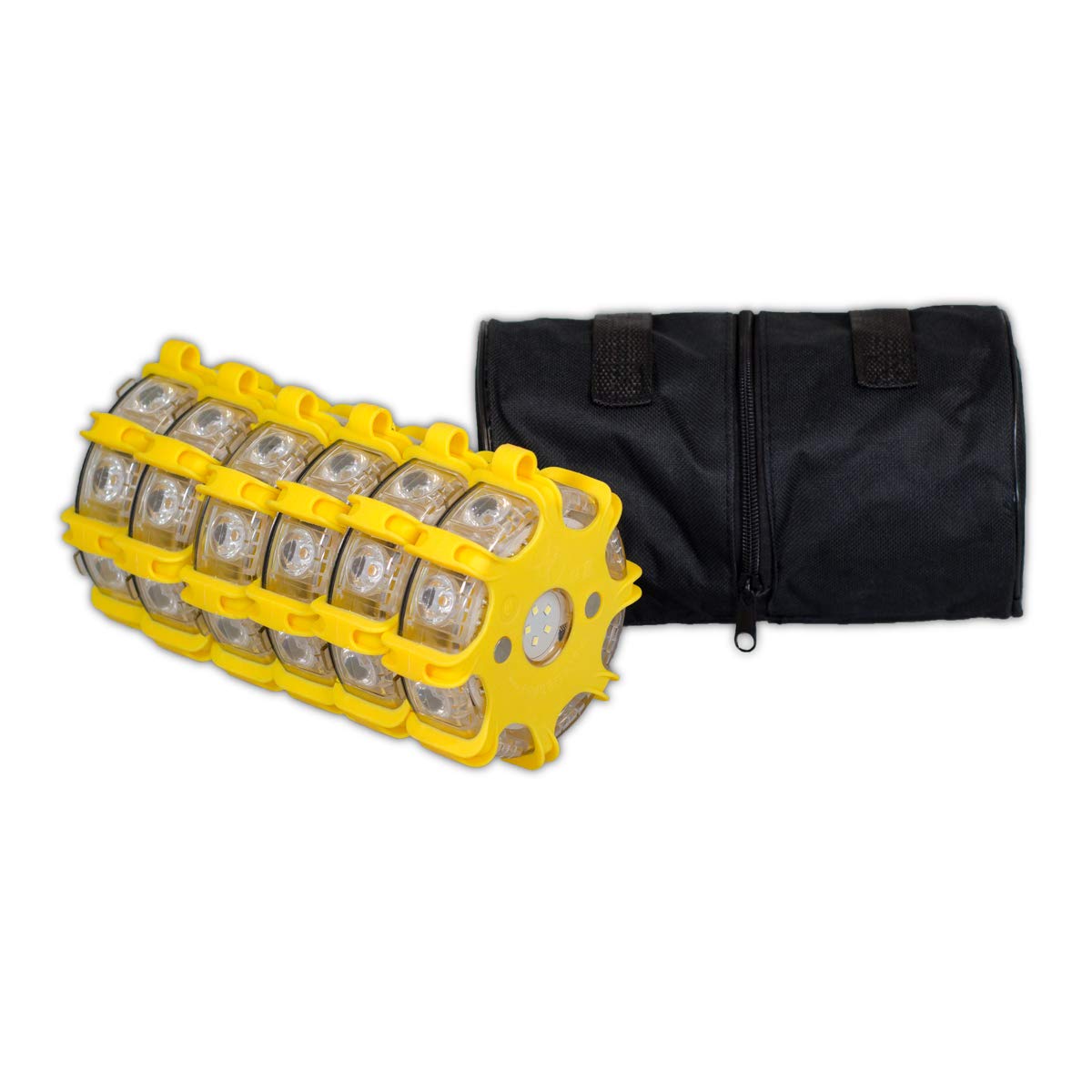 Powerflare Plus Set of 6 Yellow LED Signal Lights with Bag