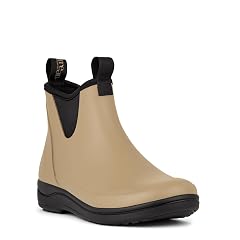 Womens Danish Mid-Ankle Rain Boots Pull-on Waterproof Rubber Neoprene Insulated Wellingtons