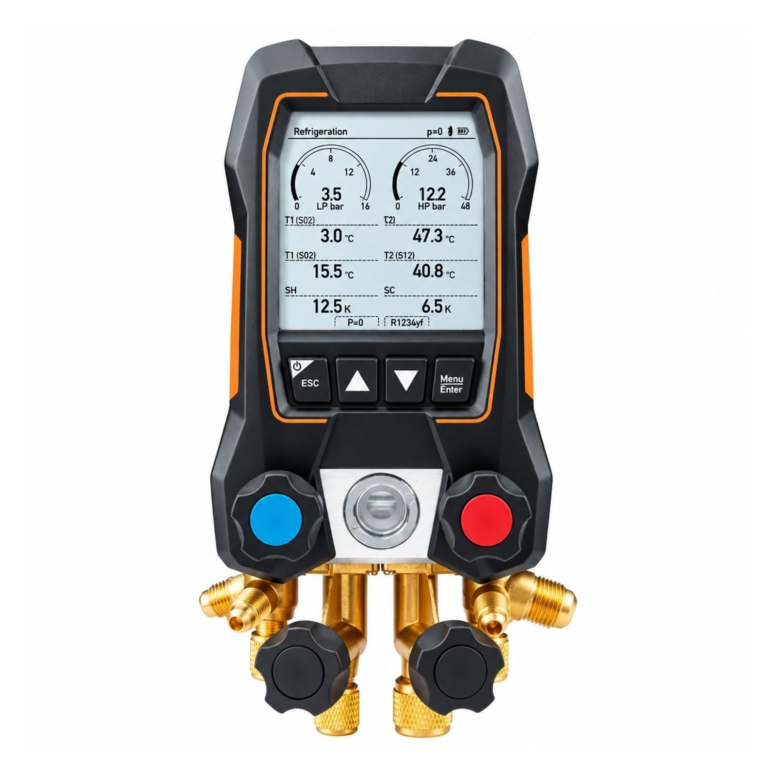 Calibre Refrigerante A- Acondicionamiento Vac-uum Digital