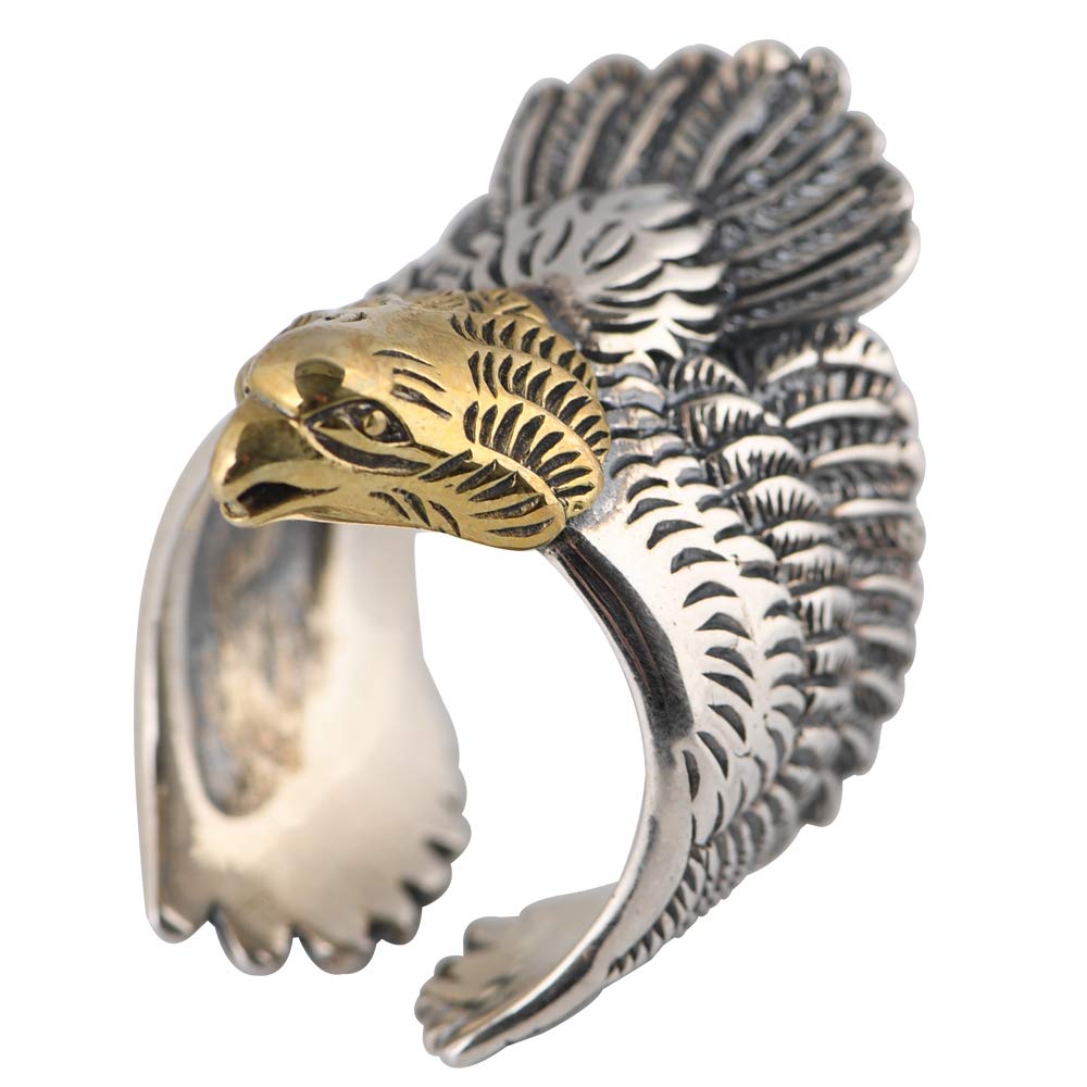 アクセサリー Vintage Silver Thick Shaft Ring 925 ZXZX Vintage 925 Sterling Silver MOP Domed Ring 14.4g, 5.75s