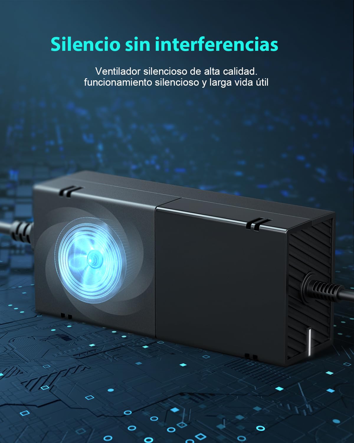 Fuente de alimentación Xbox One Adaptador de CA para Xbox One Cable de alimentación del cargador de la consola Cable de carga Brick EU 100-240V Tensión