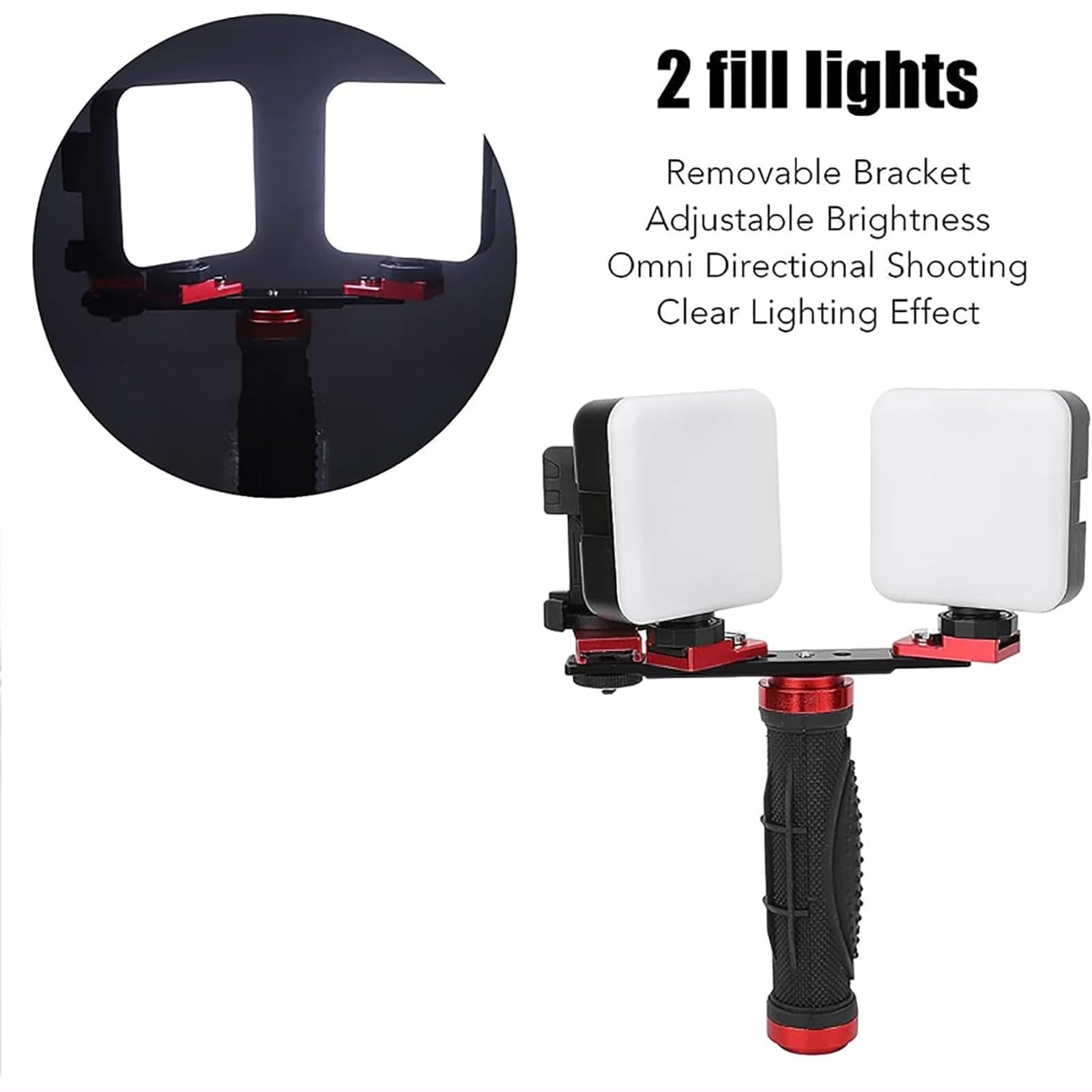 LED Dental Blitzlicht für Professionelle Fotografie, Oralkamera Fülllicht Hilfe für Zahnkliniken, Ideal für Foto- und Videoanwendungen
