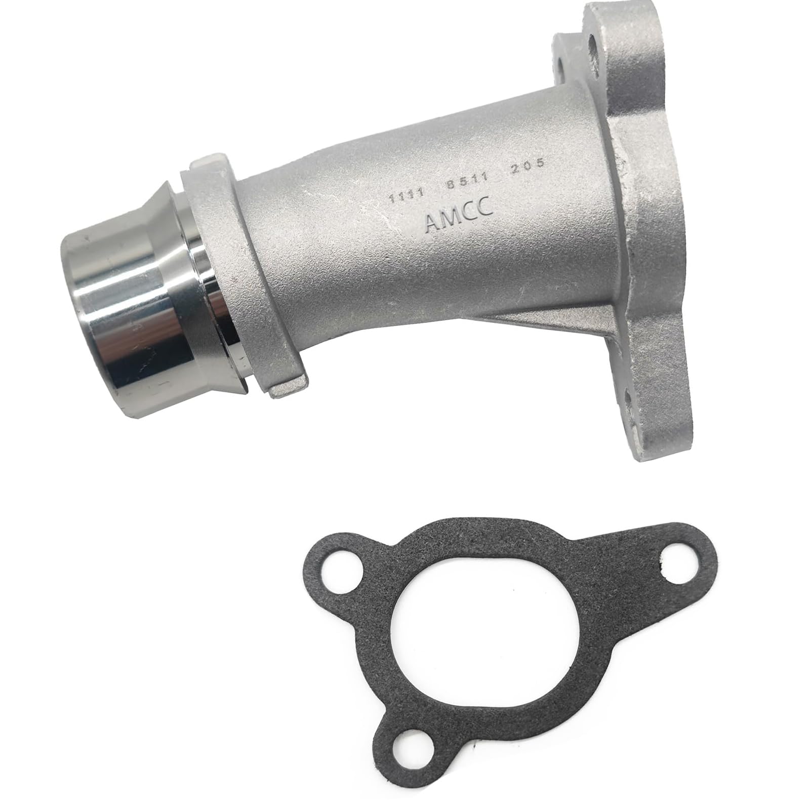 Cast Heavy Duty Aluminum Coolant Hose Fitting Connector Pipe Joint for B38 B48 Engine Cooling Systems 11118511205 Enhanced Heat Dissipation