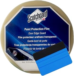 Door Edge Guard Paint Protection Film Roll 0.4 Inches x 33 Yd, 8mil Impact Areas Scratches Chips Debris Clear Invisible Long-Lasting Resistant UV Rays Water Weather Gard