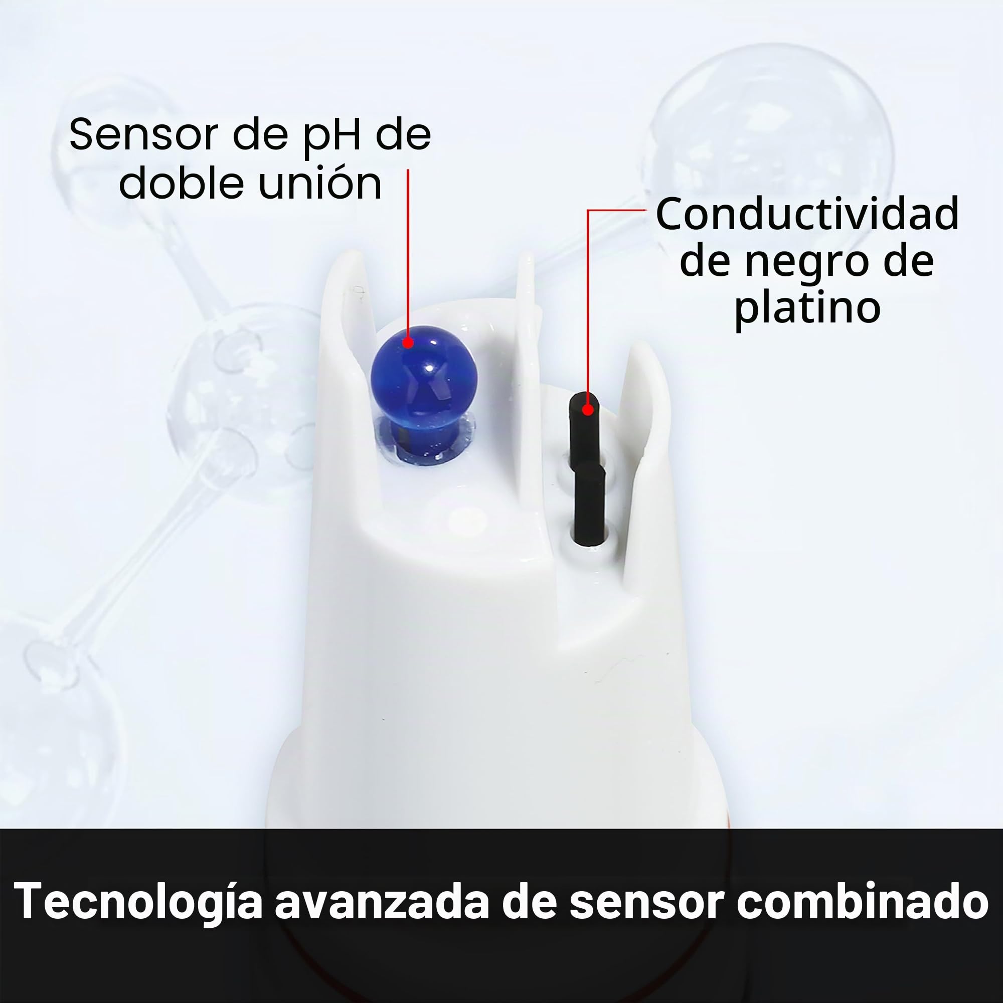 Apera Instruments Medidor multiparámetro PC60-Z Smart 7 en 1 (compatible con la aplicación móvil ZenTest)