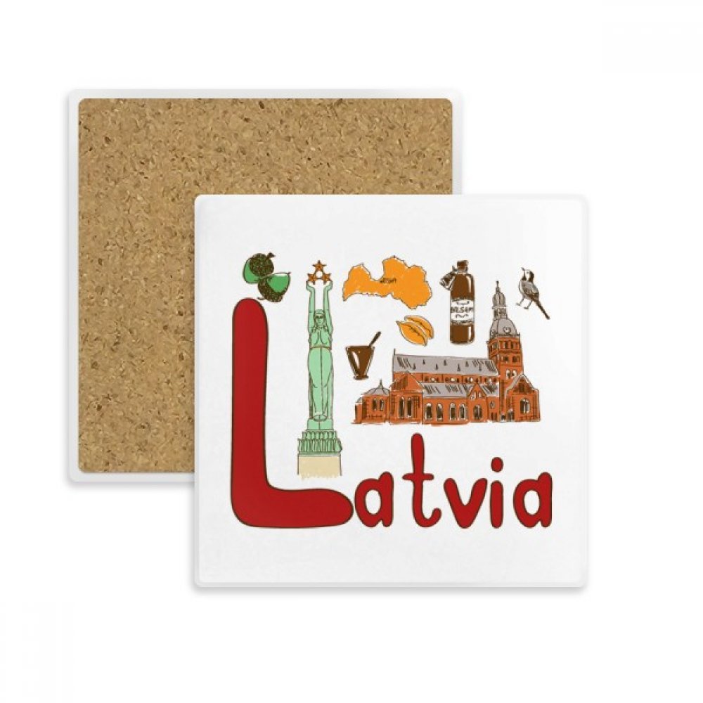 Coaster lettonie contre les taches d'humidité des verres