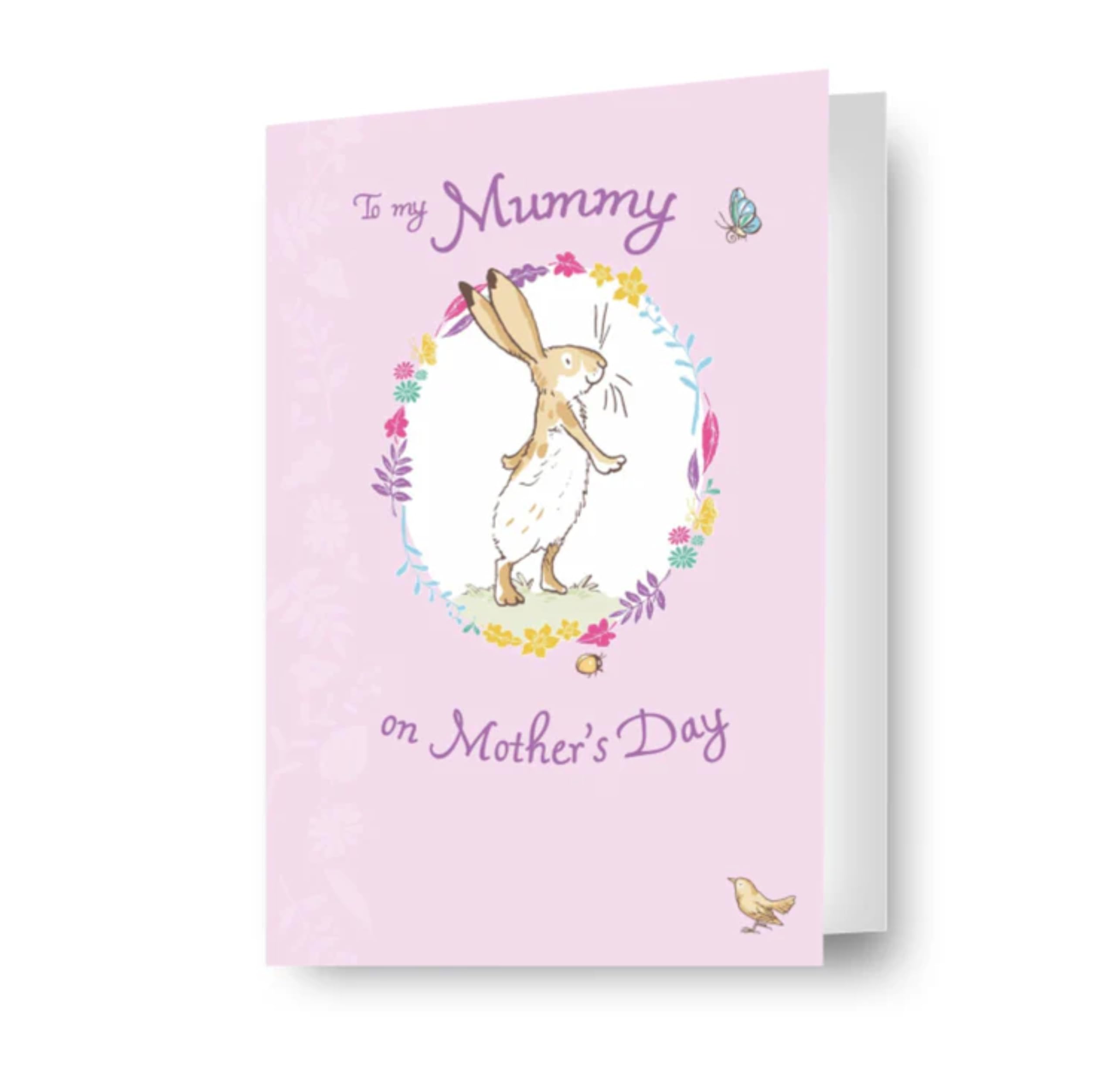 Guess How Much I Love You Happy Mother's Day Card, Mothers Day Card To My Mummy With Cute Pink Bunny Design