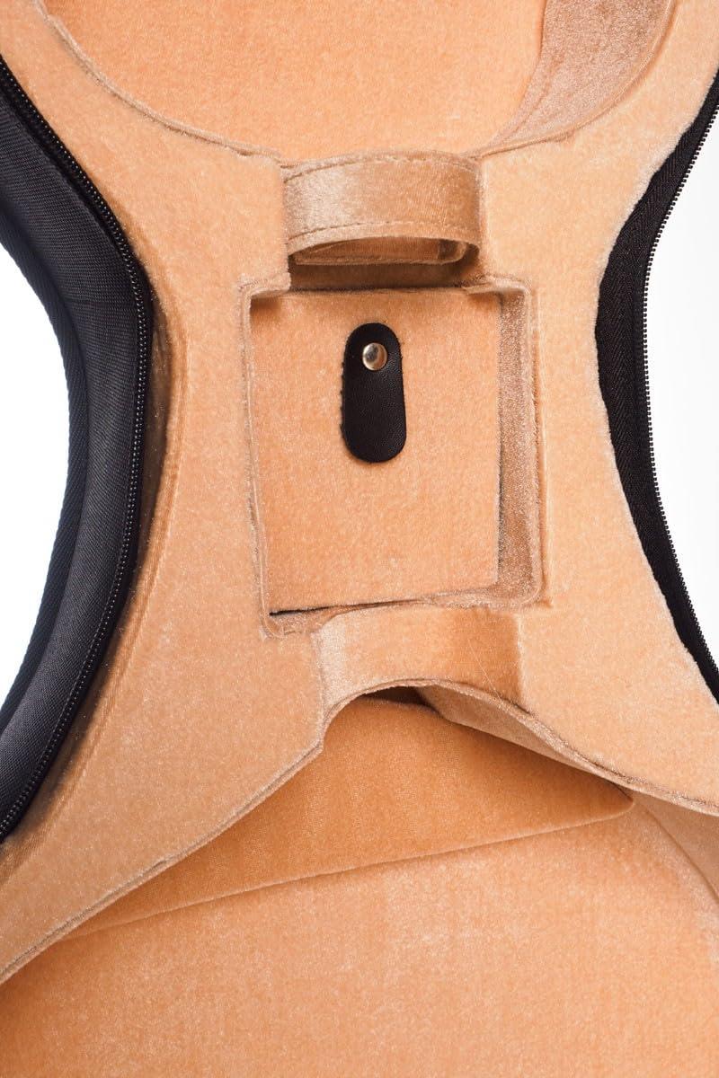Schiuma Custodia per Violoncello 4/4 Classic Nero, Beige M-case
