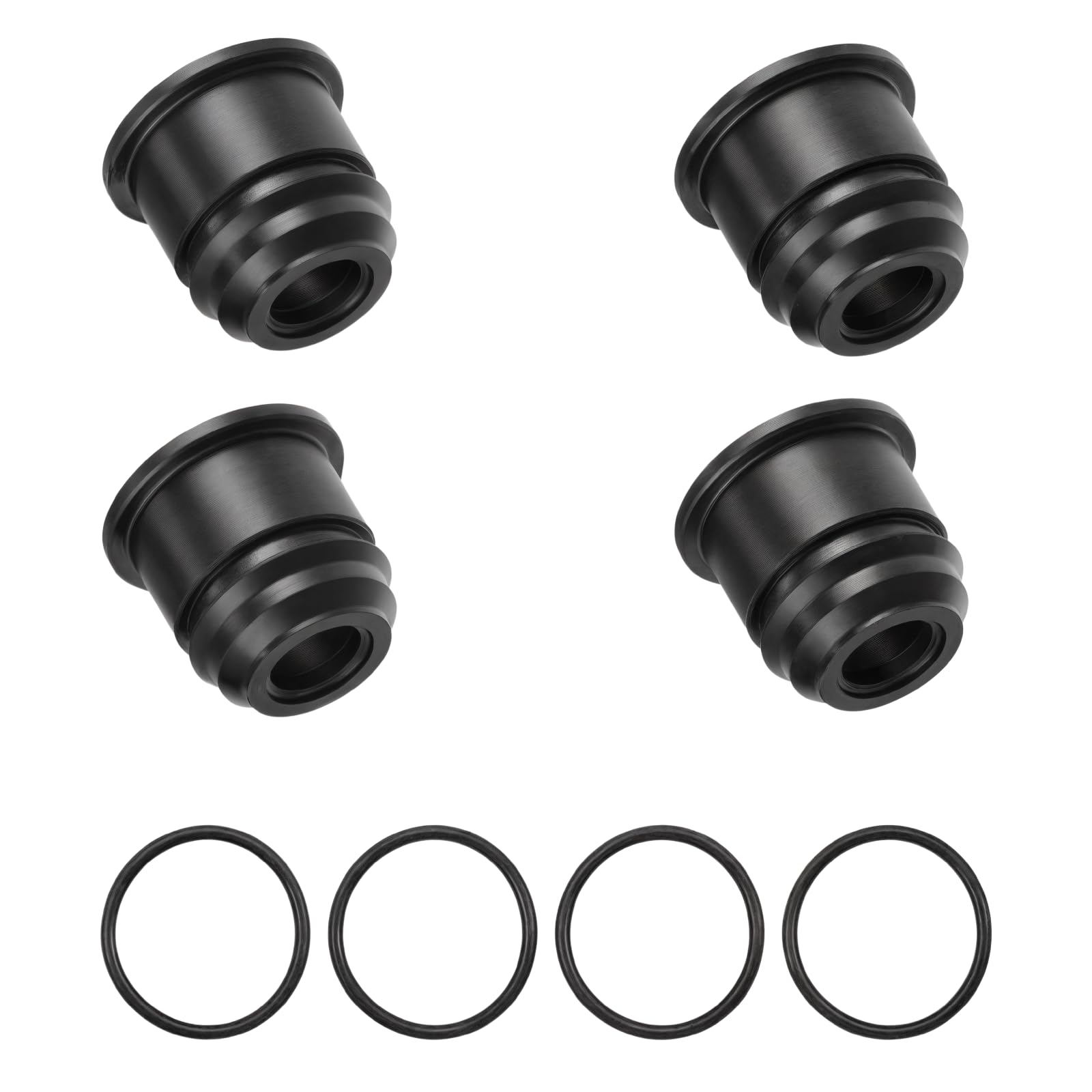 AUTO OCCASION Fuel Injector Nozzle Holder Spacers with 4 O-Rings Compatible with 1996-2001 Toyota 4Runner 1995-2004 Toyota Tacoma Replace 90561-10018