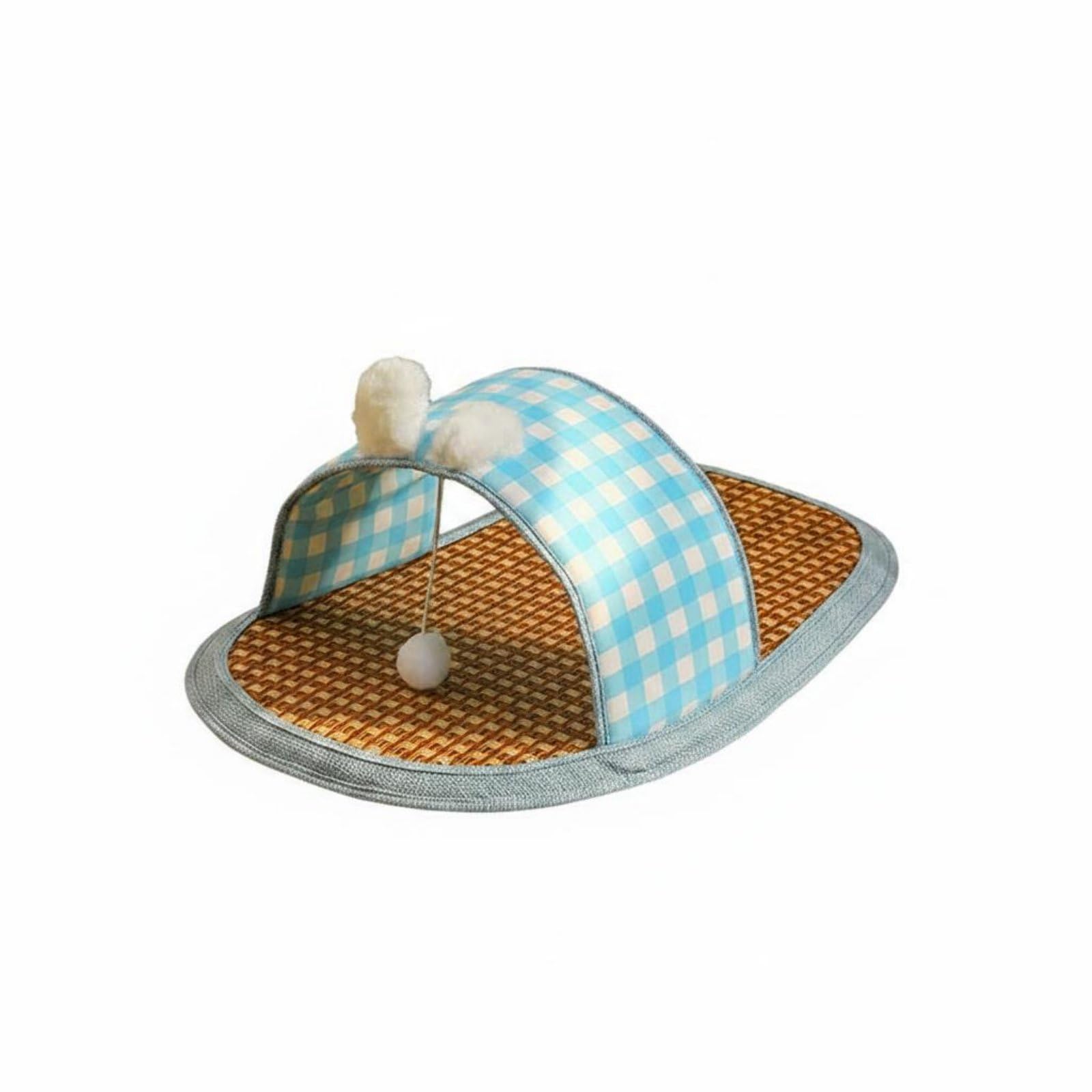 APIRILY Anti-Shedding Slipper Pet Bed Summer Cool Slipper Feline Mat Breathable Cooling Pet Bed Mat Easy to Clean for Dogs, Cats, Sleeping, Sky Blue, XL | Slippers | Womens Shoes-image-4
