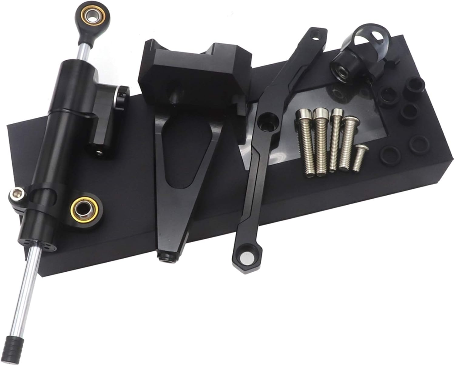 New Motorcycle Steering Stabilize Damper Bracket Mount FOR YAMAHA MT-09 MT09 FZ09 FZ-09 MT-09 SP Mounting Bracket Kit(L)