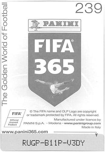 Miniatura 2 de 2015-16 Panini FIFA 365 Stickers Soccer #239 Esteban Paredes Trading Card Sized Album Sticker Golden shiny