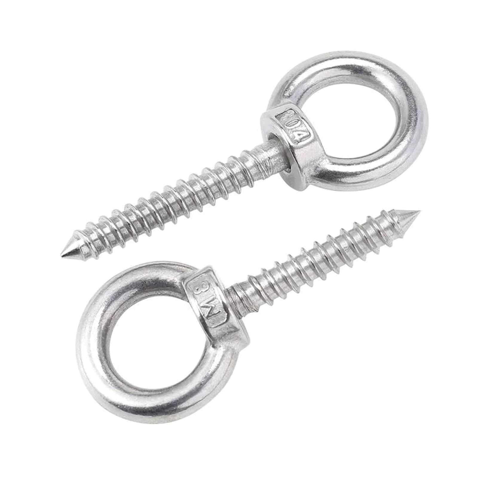 JIEYUZYUO Sus 304 Lifting Eye Screw,M4 - M12 Hooking Bolts/M6/80Mm