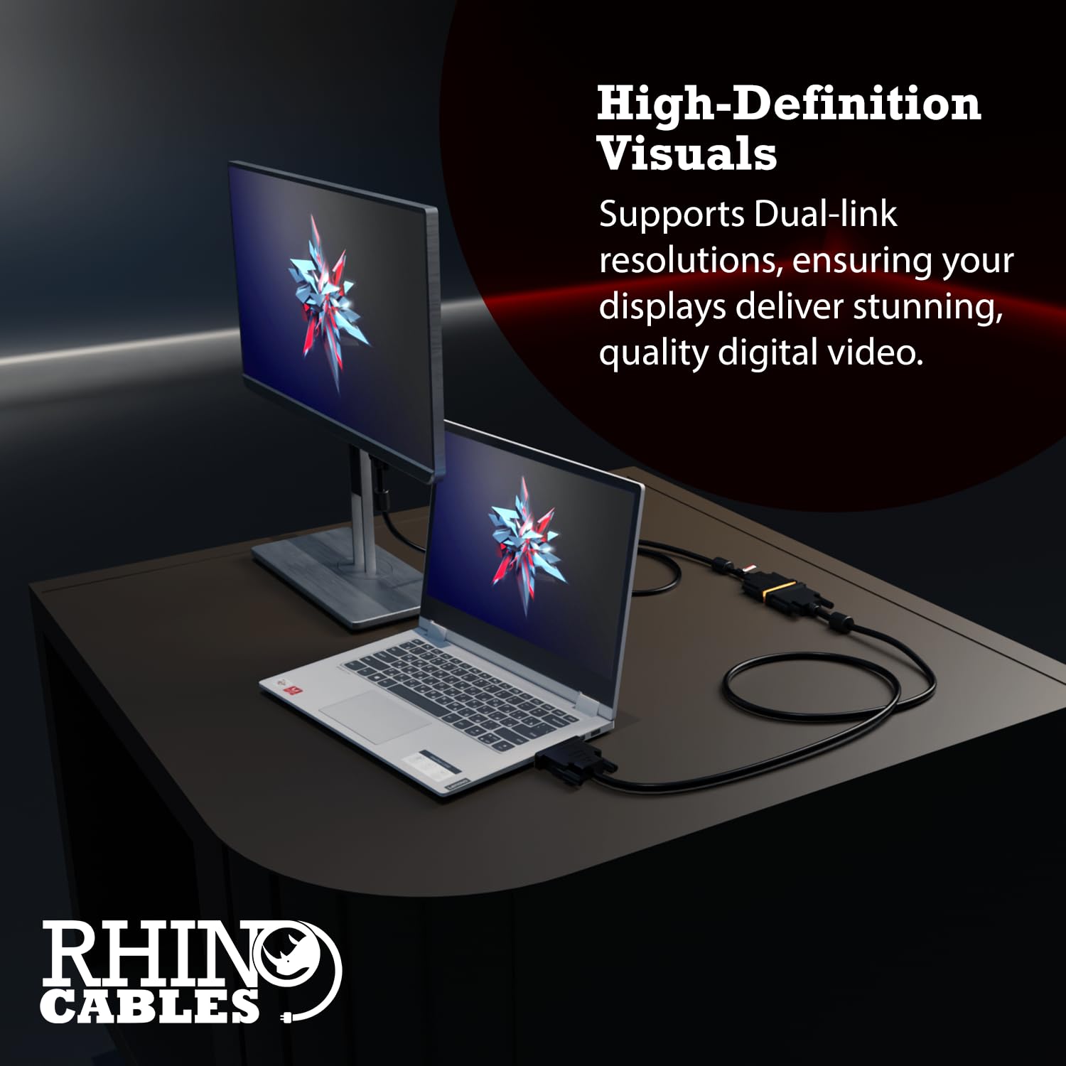 DeleyCON 0,5m Cavo Da DVI A DVI 24+1 - DVI-D Dual Link - HDTV - Foto 3