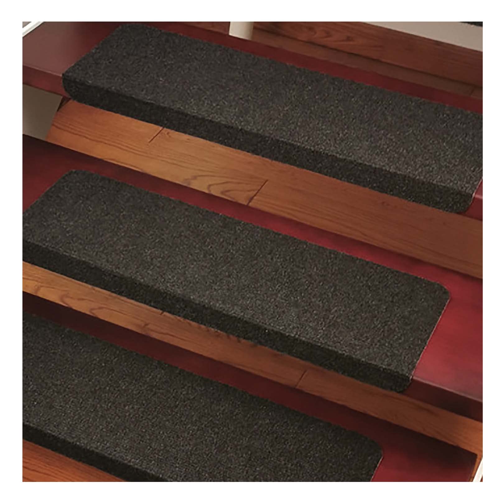 Alfombra antideslizante para escaleras que evita caídas de niños y mascotas en el hogar
