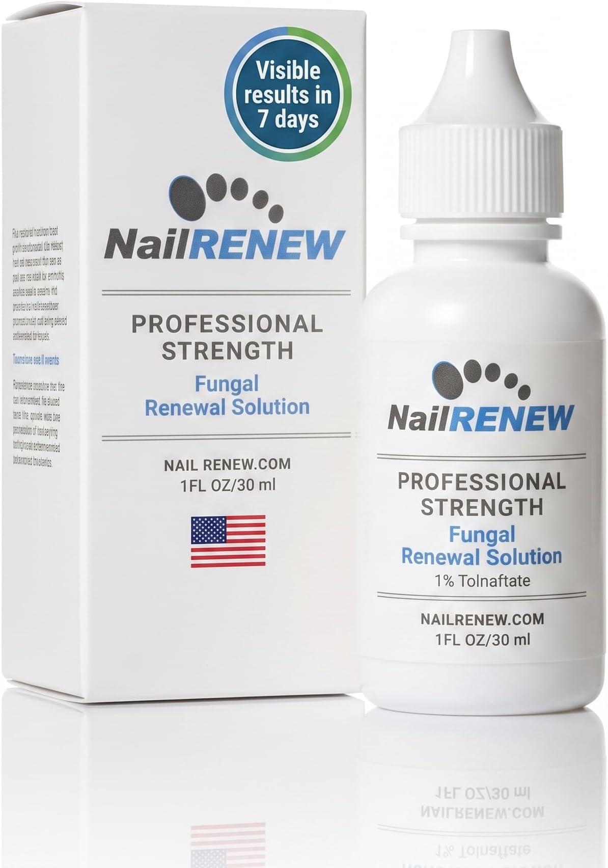 Antifungal - Professional Strength, Compliant Fungus Treatment for Toe Fungus, Discolored or Brittle Nails (1 Bottle) | Compliant Extra Strength Formula For Discolored, Thick & Brittle Nails with Proven 1% Tolnaftate Drops