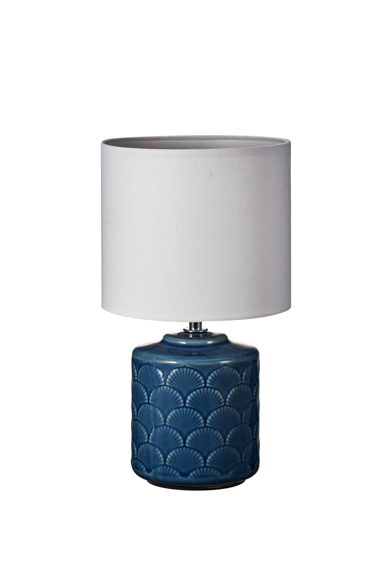 Pauleen 48021 Midnight maks. 20 W dla oprawy stolika nocnego E14 niebieski biały 230 V ceramika/tkanina bez lampy, świecąca perła