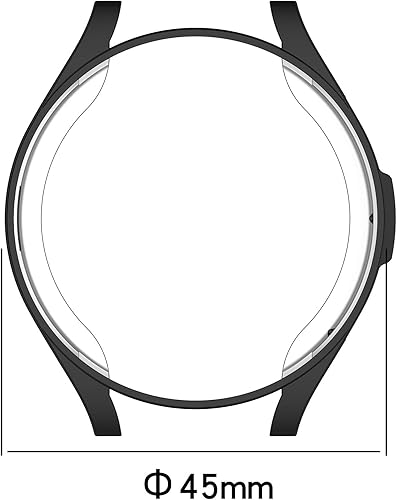 Miniatura 2 de Funda protectora de pantalla compatible con Samsung Galaxy Watch 6 Classic de 1.73 pulgadas y 1.77 pulgadas (1.693 in y 1.850 in), funda de repuesto