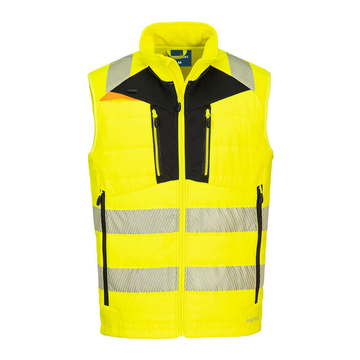 PORTWEST Gilet Softshell haute visibilité DX4 Jaune/Noir 3XL - Vêtements de travail