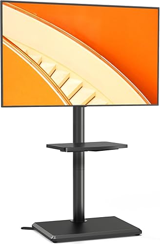 Miniatura 9 de TVON Soporte universal para TV de suelo con soporte para la mayoría de televisores de 32 a 60 pulgadas de hasta 88 libras, altura ajustable con base