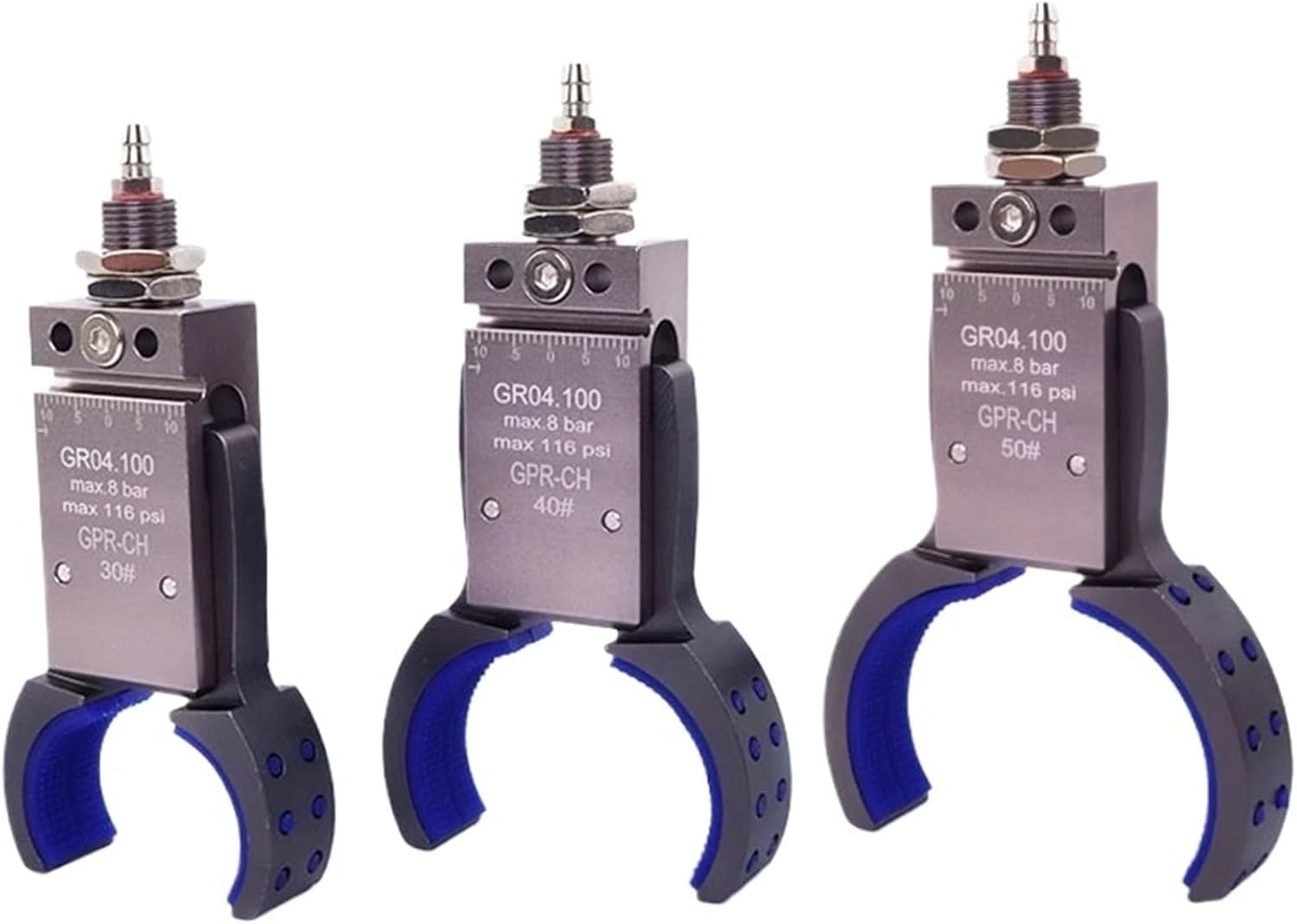 COKYIS Mini Clamp Manipulator Fixture for Cylindrical Bottle Objects Sensory Switch Non-slip Mat Clip for Injection Molding Machine(GPR-CH50)