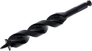IDEAL Electrical 35-815 Nailbiter™ 7-1/2 in. Ship Auger – 1 in. Drill Bit w/ Dual-Helix Head, 60 deg. Angled Design