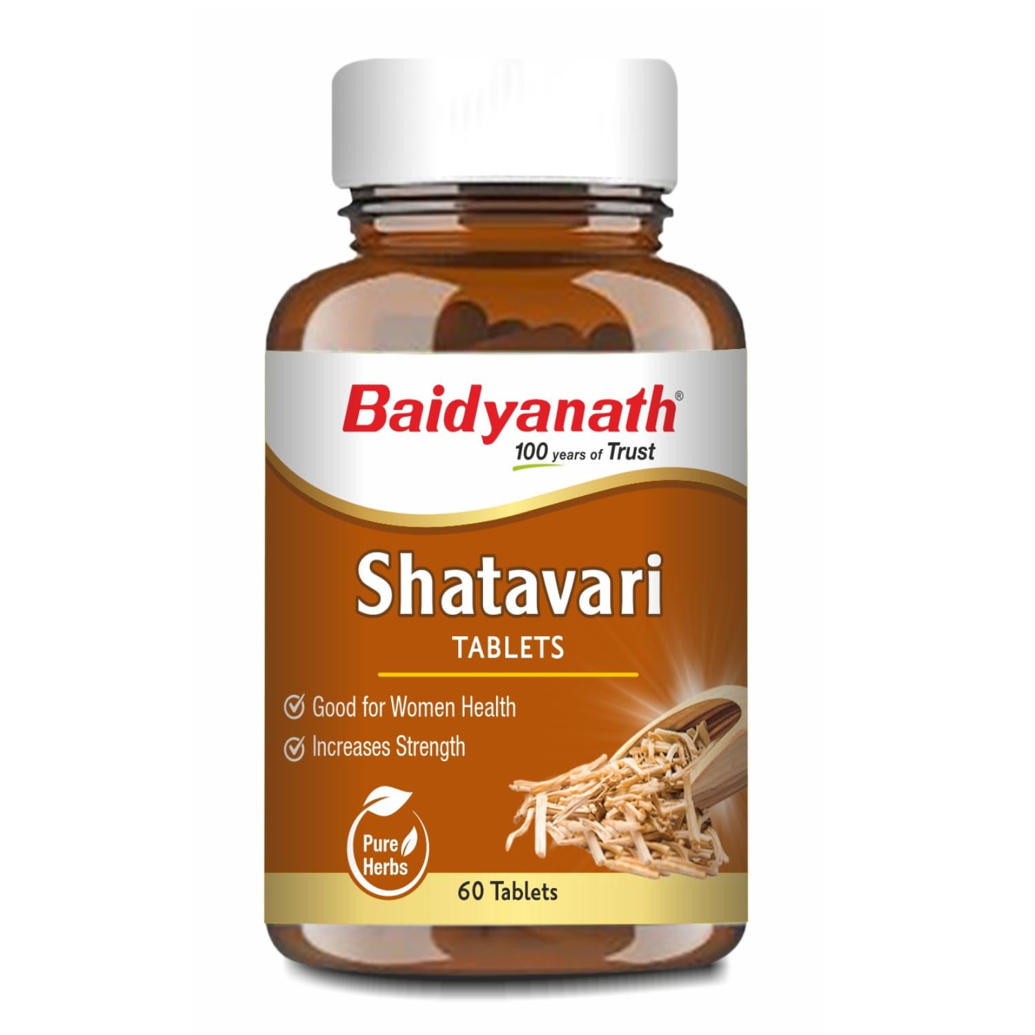Baidyanath Shatavari Tablets: Hormonal Balance and Wellness Support for Women - 60 Tab (Pack of 1)-image-3