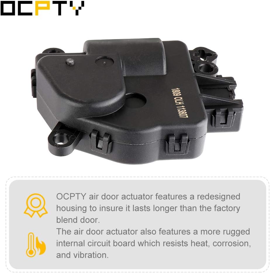 OCPTY Heater Blend Door Actuator Mode Air Door Actuator Fits for Chrysler 200,for Jeep Compass Replace for 604-021 68000494AA 68000495AA HVAC Blend Control Actuator,2Pack