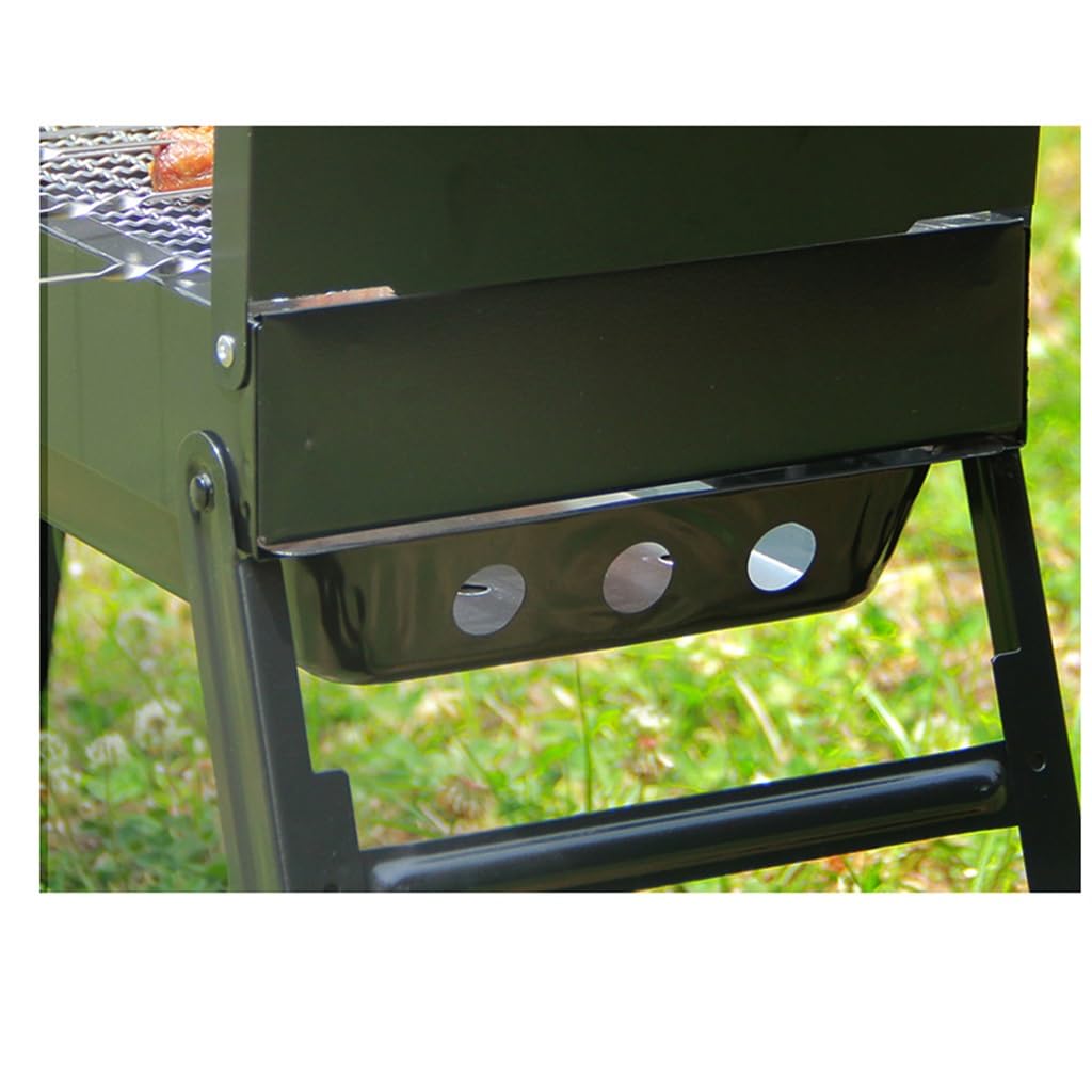 Składany wielofunkcyjny bezdymny piec na węgiel drzewny do grillowania w domu Camping Outdoor 60x22x33cm