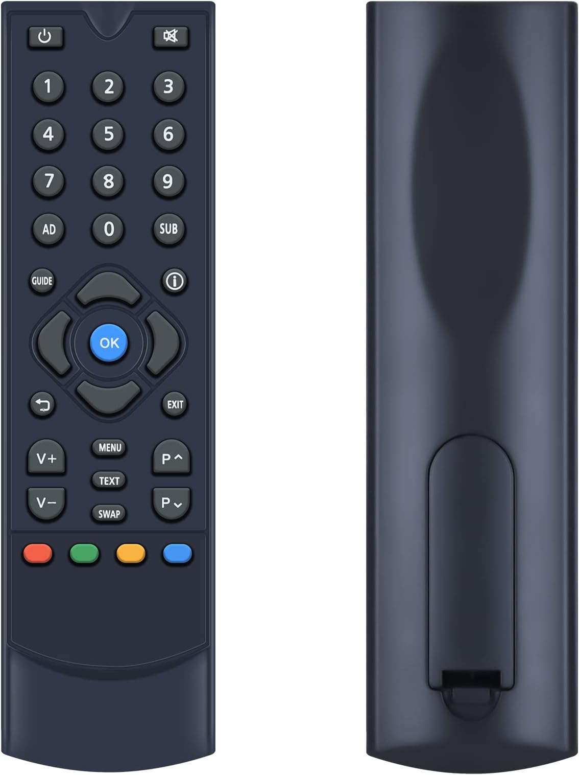 Replacement Remote Control fit for Manhattan T1, SX Freesat HD Replacement Remote Controller - NO Setup Required