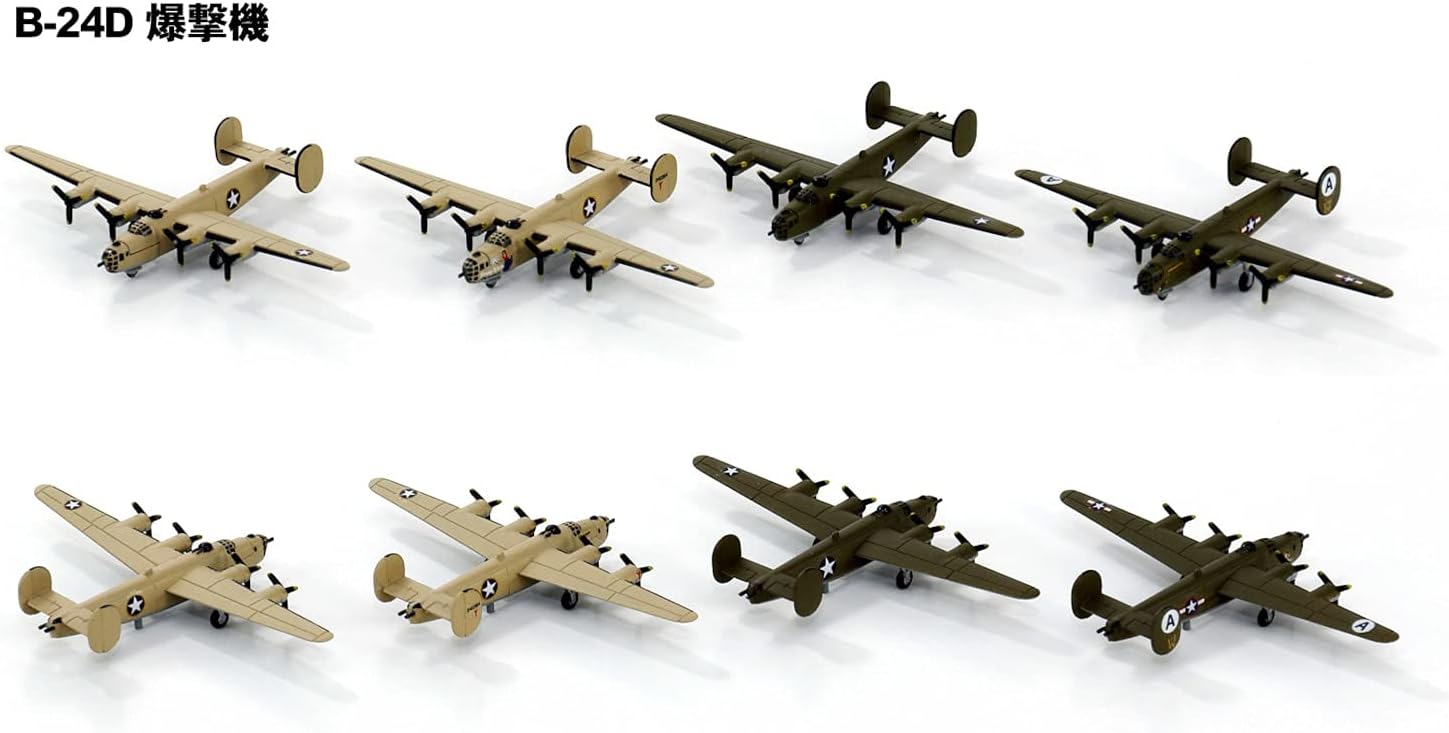Pit Road S64 1/700 Skywave Series WWII United States Military Aircraft Set 3 Plastic Model