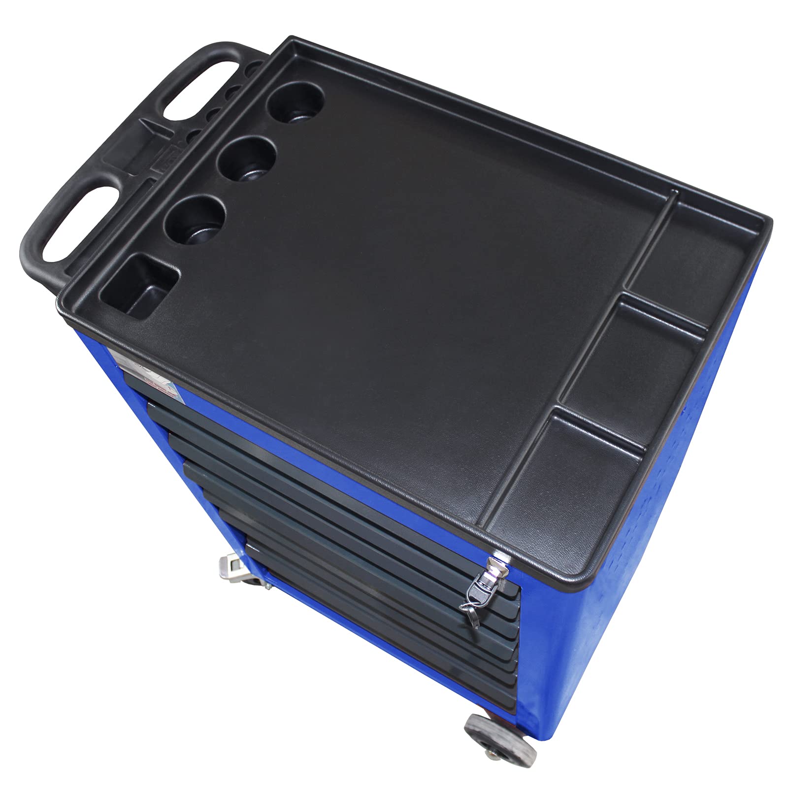 ADB - Carrello portautensili, con 7 cassetti, colore: Blu