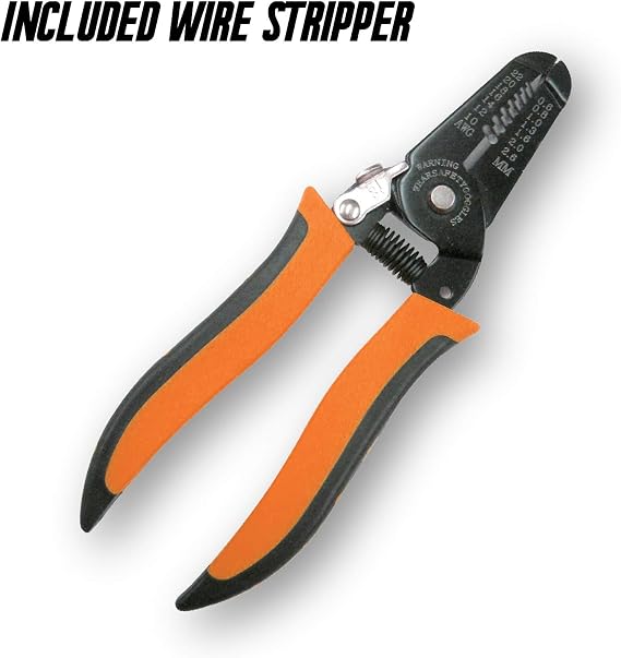 Jackco 236pc 1.5 Superseal Terminal Ratcheting Crimping Tool & Connector Kit - Includes 2 Interchangeable Dies and Wire Strippers