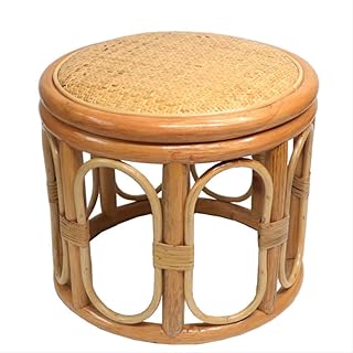 Sgabello Sgabello in Legno Intrecciato Fatto a Mano in Legno massello Sgabello Rotondo Sgabello Tavolo da Pranzo Sgabello da Salotto in Legno per Adulti Sgabello Basso Sgabello in Rattan