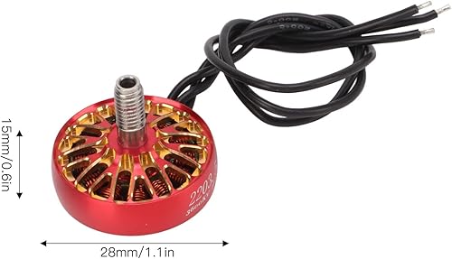 Miniatura 3 de Motor sin escobillas rojo 4pcs aleación de aluminio sin escobillas motor 2203.5 3600KV para RC Multirotor Drone