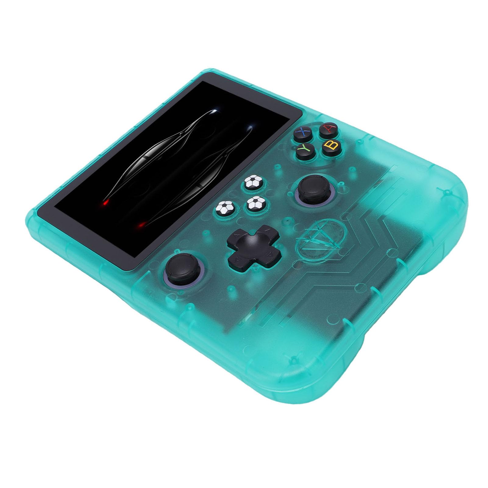 Cocoarm Consola de Juegos Portátil Retro Dispositivo de Juego Portátil ABS con Pantalla 720P de 6 Pulgadas 128 GB 6000 MAh Joysticks RGB Duales para Viajes Noches de Juegos Familiares Reproductores