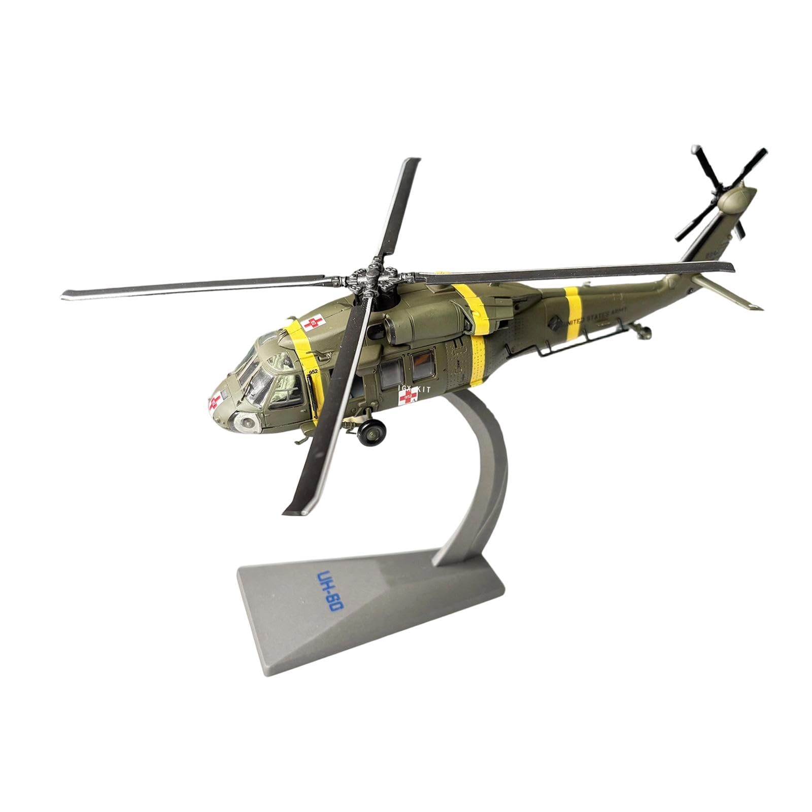Amazon.co.jp: Zxpjkyu 1/72スケール UH-60ヘリコプター模型（台座付き