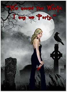 Buffy Birthday Card, Buffy the Vampire Slayer, Slayer Birthday Card, We Saved the World (A5)