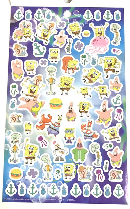 Amazon | SpongeBob (スポンジ・ボブ) Over 300 Stickers (ステッカー