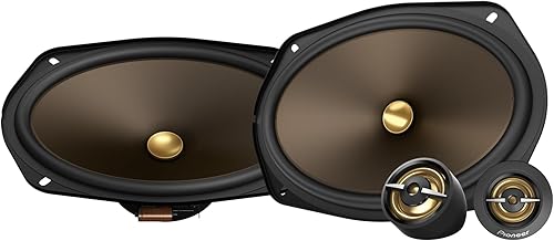 PIONEER A-Series MAX TS-A693CH - Altavoces de 2 vías de 6 x 9 pulgadas (par) - 460 W máximo, sonido equilibrado + agudos suaves, graves mejorados,
