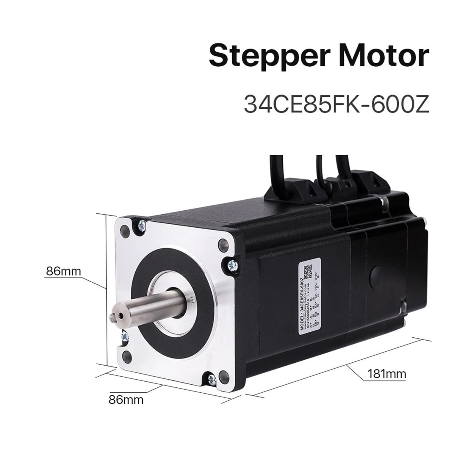 Motore Passo-Passo Nema 34 a Circuito Chiuso 6,0 A 8,5 NM con Freno for CNC