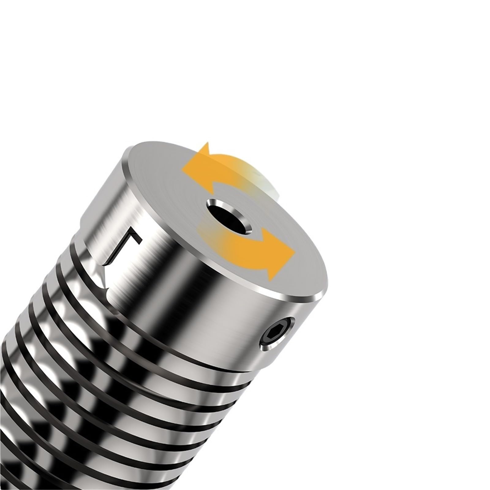 Accoppiamento a Molla Servomotore Passo-Passo Encoder D16L35 Filettatura Elastica Accoppiamento Flessibile Connessione Morbida Applicare Il Motore(7x10)
