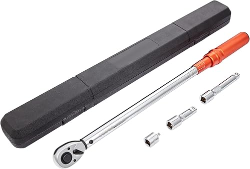 Miniatura 1 de VEVOR Llave dinamométrica, llave dinamométrica de clic de 12 pulgada 20-250ft.lb34-340n.m, juego de llaves dinamométricas ajustables de doble