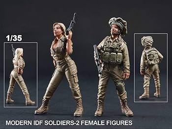Amazon | アセンブリ未塗装スケール1/35現代の女性兵士-2人の