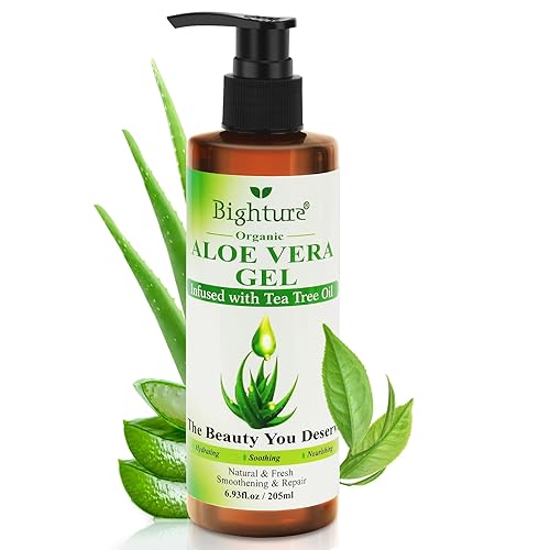 Miniatura 8 de Aloe Vera Gel, 100% Aloe Vera Extracted from Freshly Cut Pure Aloe Leaves, Pure Aloe Vera Gel for Skin Care like Deeply Soothing, Firming, After