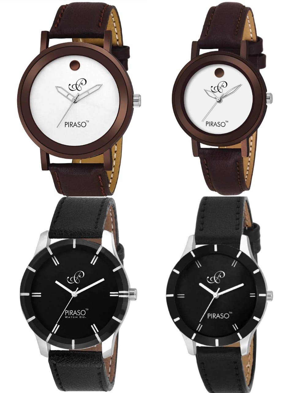 PIRASO Time Pack of 4 Analog Watch Men Women P4 52 10 7 (B07NTNVDBS) Amazon Price History, Amazon Price Tracker