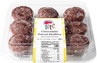 Bite Chocolate Donut Muffins, 9oz, 16 Pack